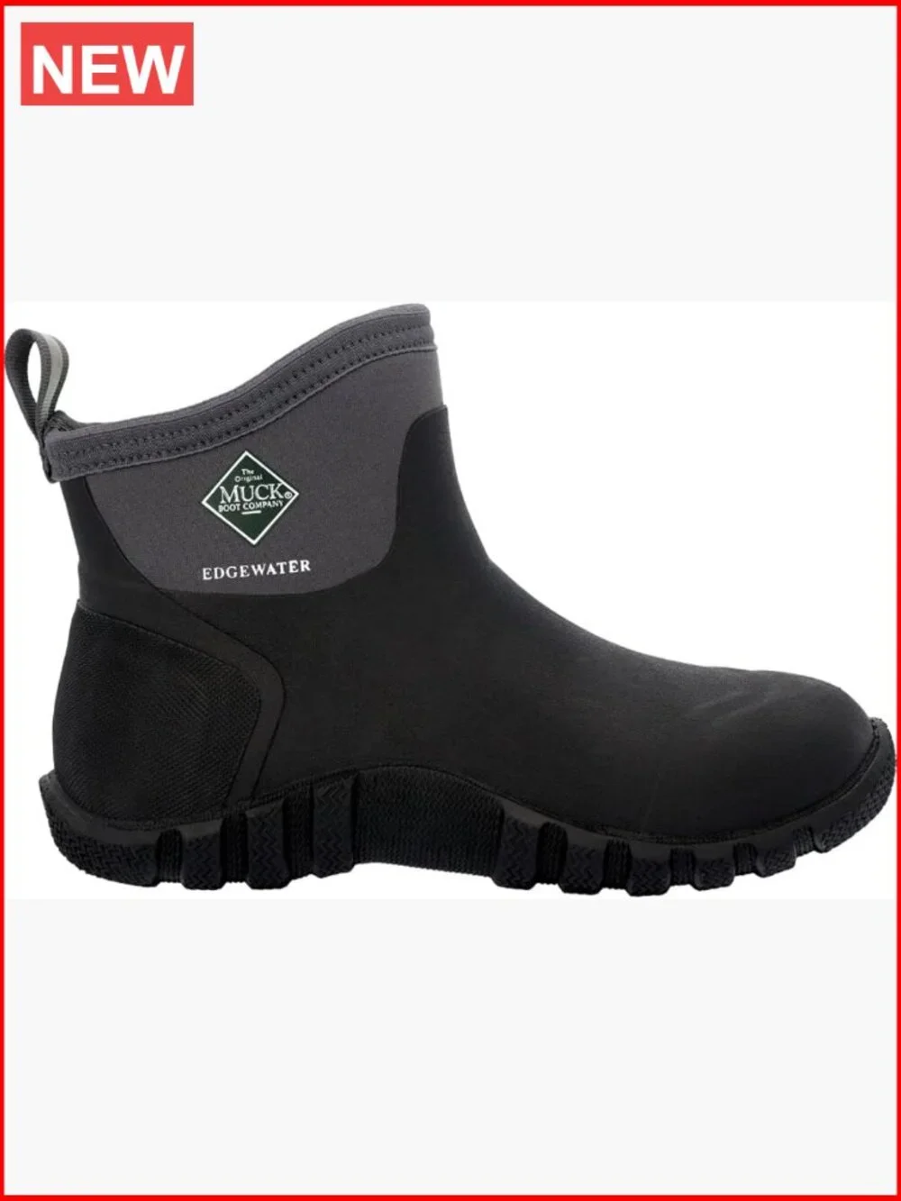 Men's Rain Boots Chelsea Ankle Boot Pull-On Rubber Neoprene ASTM EH
